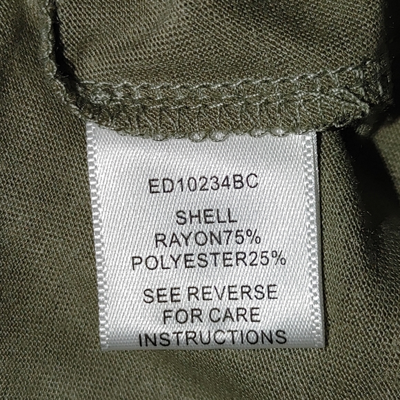 EN CREME OLIVE EMBROIDERED SLEEVELESS DRESS S - Picture 7 of 9